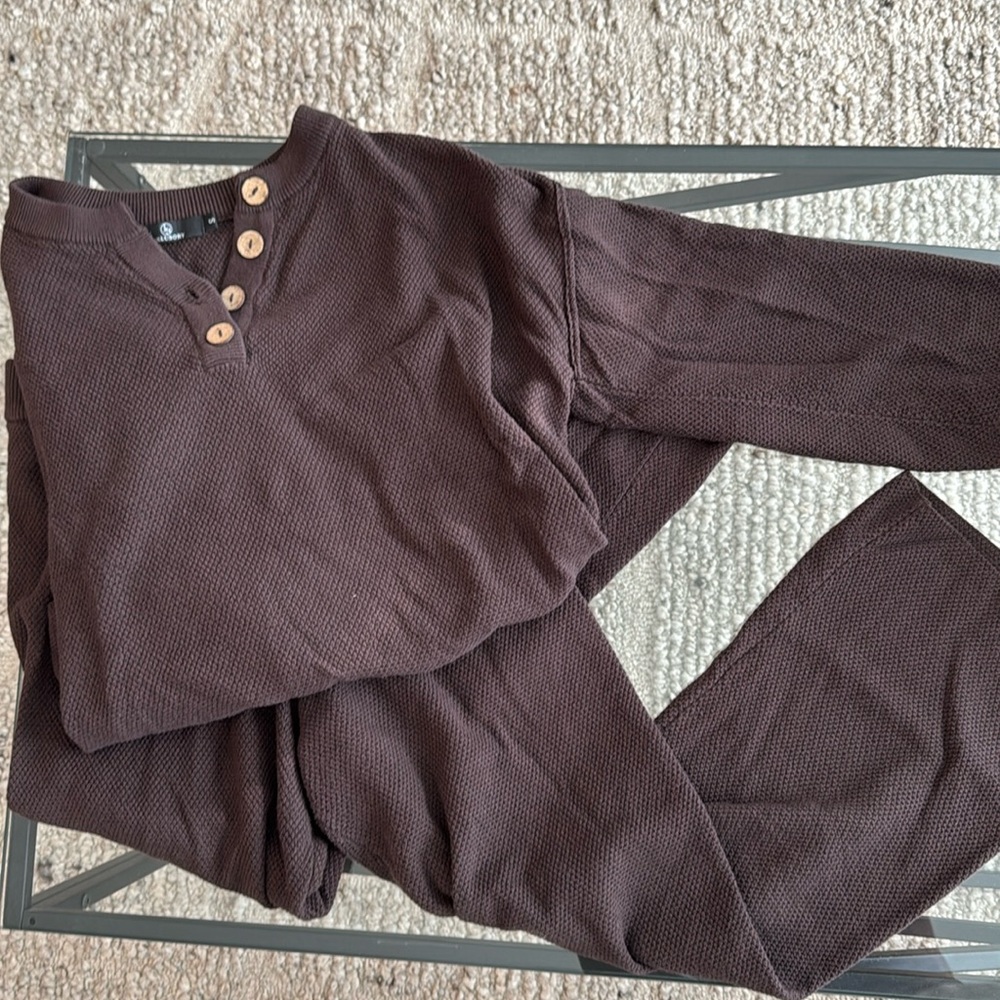 Brown Knit Set